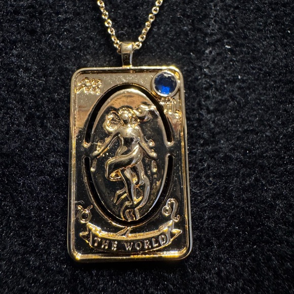 Free People Jewelry - Free People World Tarot Gold Necklace 18–21 in NWOT